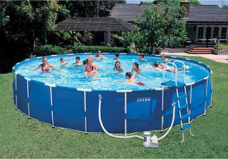 Каркасний басейн Intex Metal Frame Pool 28226 732 см х 132 см