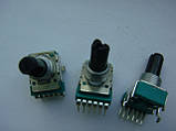Потенціометр B10k 15мм 6ног noMID для пультів, фото 3