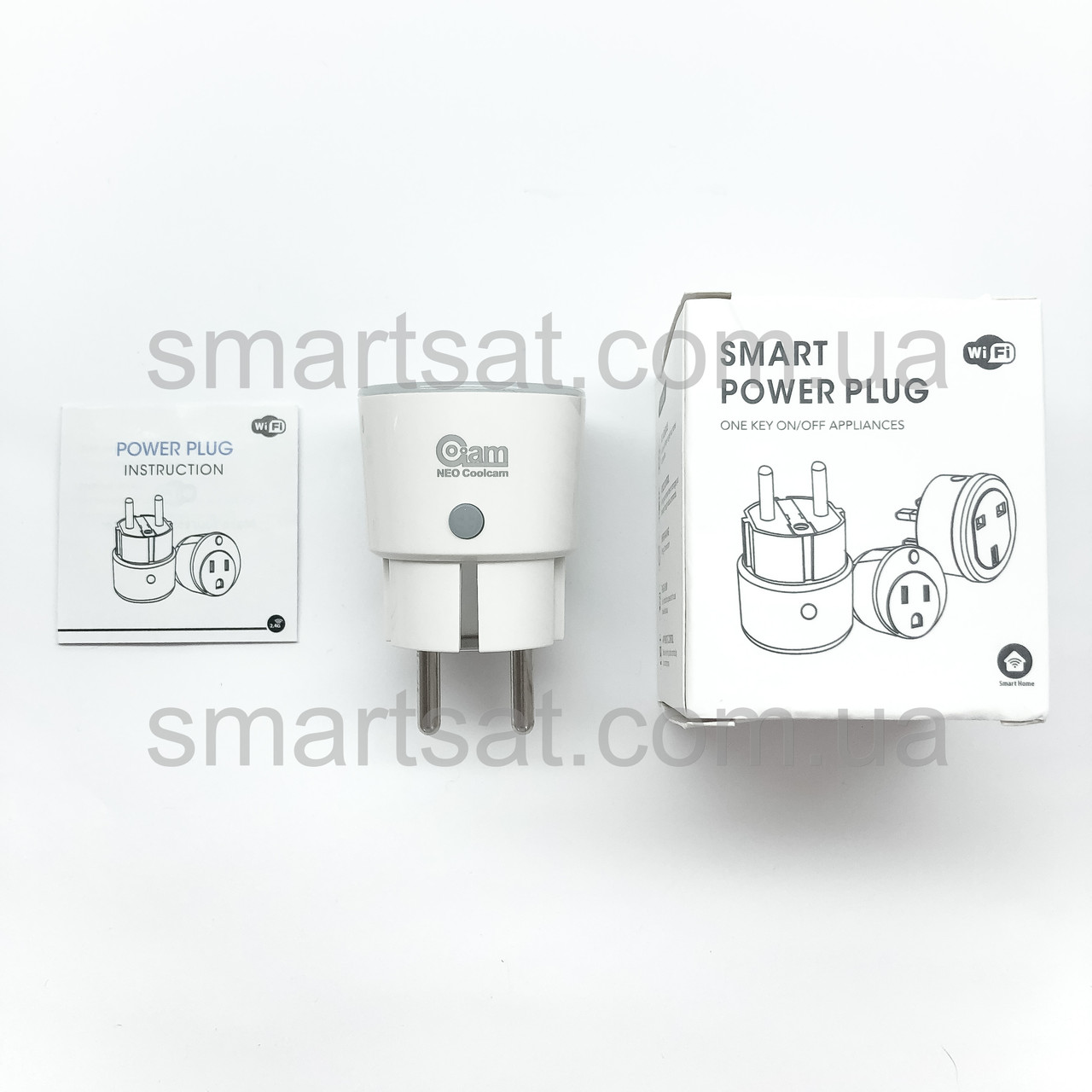 Смарт-Wi-Fi розетка 16 А Tuya Smart або SmartLife підтримка Amazon Alexa Google Home, IFTTT, фото 1