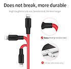 Силіконовий USB-кабель hoco X21 Type-C (хоко х21 тайпсі), фото 4