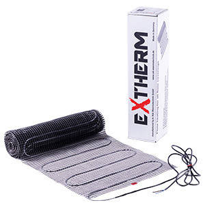 Тепла підлога Extherm, мат нагрівальний двожильний ET ECO 050-180, 90 Вт 0.50 м