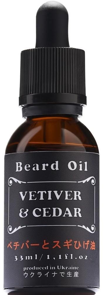 Натуральна олія для бороди «Ветивер і Кедр»
