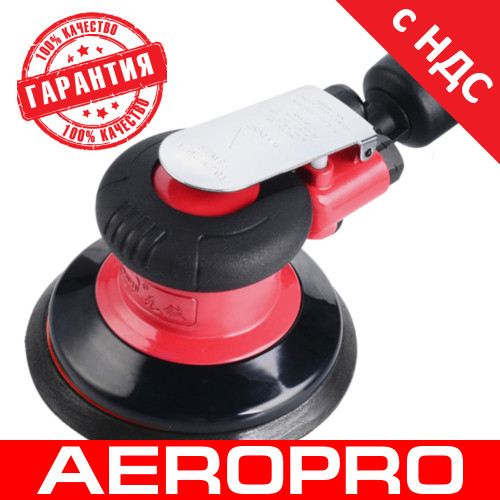 Пневматична шліфувальна машинка орбітальна 5" (125 мм, 10000об/хв) AEROPRO RP7335s (шліфмашинка)