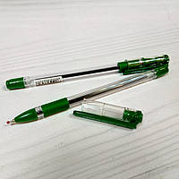 Ручка масляная Hiper FineTip зеленая