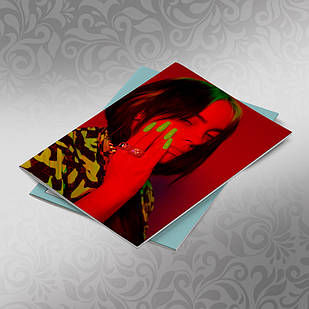 Зошит 48 л. карта Billie Eilish 003