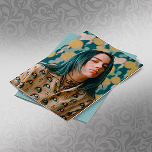 Зошит 48 л. карта Billie Eilish 005