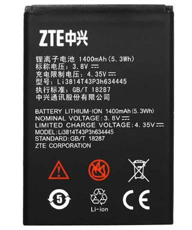 Акумулятор ZTE Blade L110 / Li3814T43P3h634445, 1400 mAh Original PRC