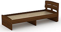 Кровать односпальная без ящиков Модерн-80 КОМПАНИТ Орех экко (213.2х85.2х80 см)