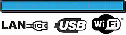 Бігуща строка  16х256 см. (табло, екран) синя світлодіодна
