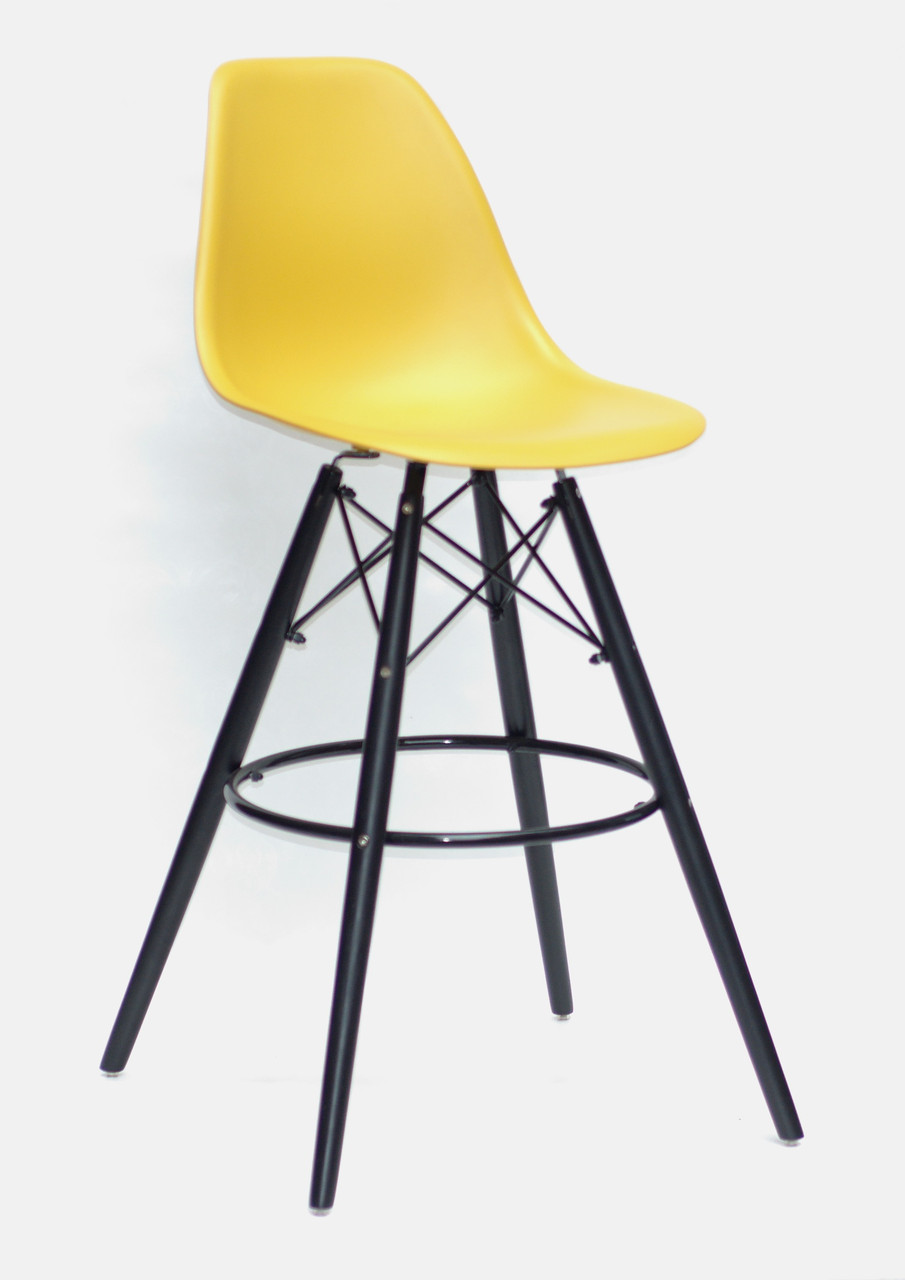 Барний стілець Nik BK Eames, жовтий