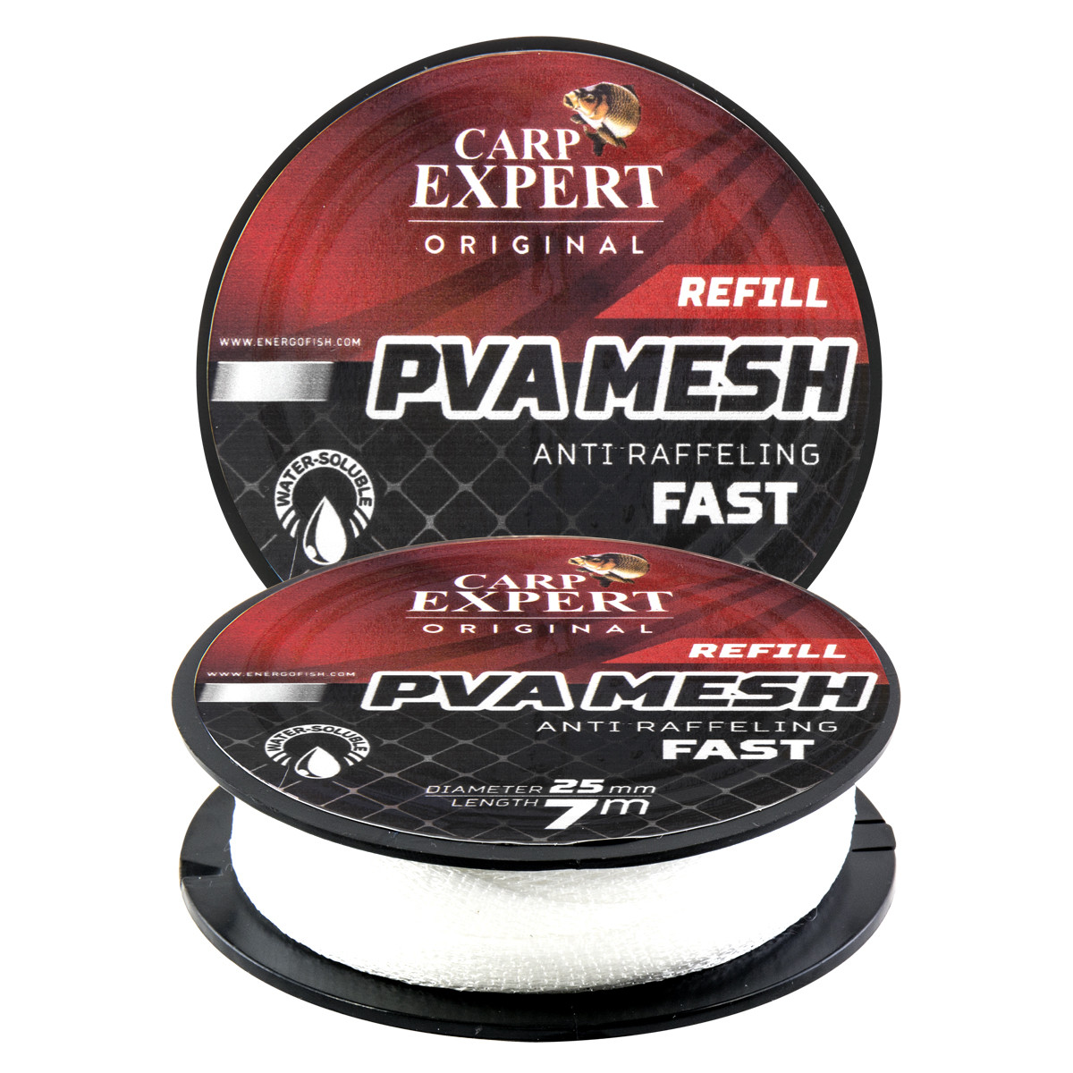 ПВА-сітка 7м 35мм на шпулі Carp Expert Anti Raffeling Fast