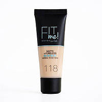 Тональний крем Maybelline Fit Me Matte 118