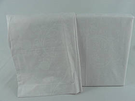 Постільний комплект "Білий", двоспальний, бязь