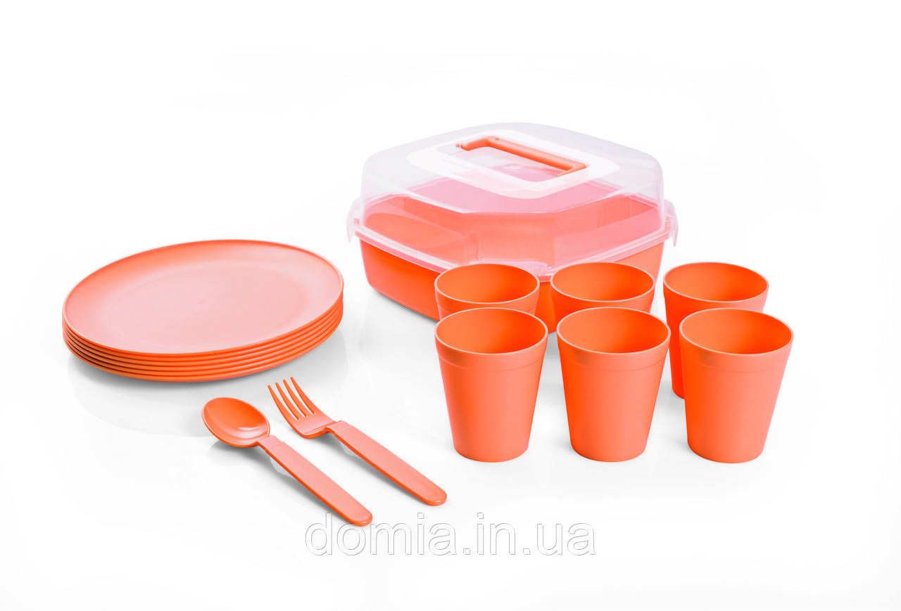 Набір для пікніка на 6 персон (26 предметів) UCSAN plastik M-3974