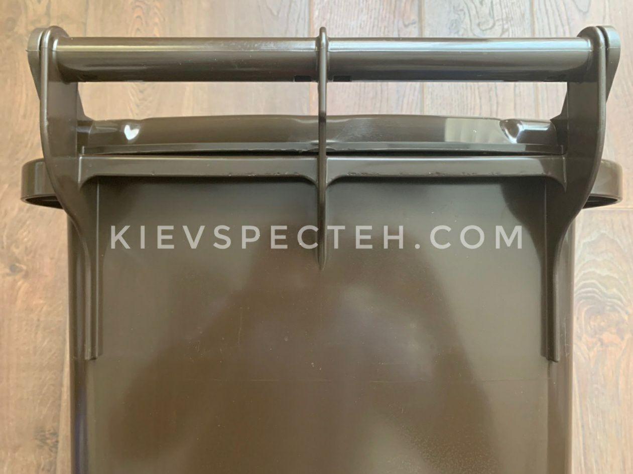 Бак для мусора "Алеана" на колесах 120 л, коричневый, цена 1800 грн ...