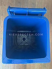 Бак для сміття "Алеана" на колесах 120 л, синій, фото 5