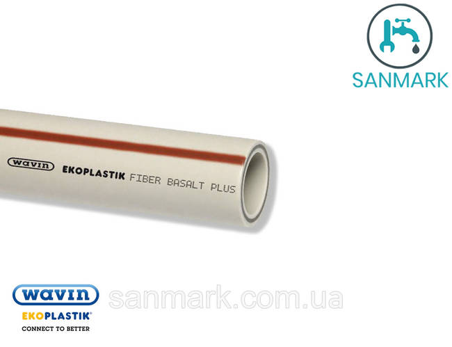 Труба EKOPLASTIK wavin FIBER BASALT PLUS PP-RCT Ø25 (ID#523412229 ...