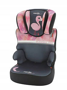 Автокресло NANIA BEFIX SP ANIMALS ZEBRE (9-36 кг) pink