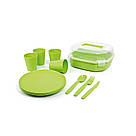 Набір для пікніка на 4 персони (22 предмети) UCSAN plastik M-761, фото 3