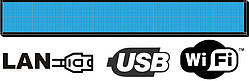 Бігуща строка  32х256см. (табло, екран) синя світлодіодна