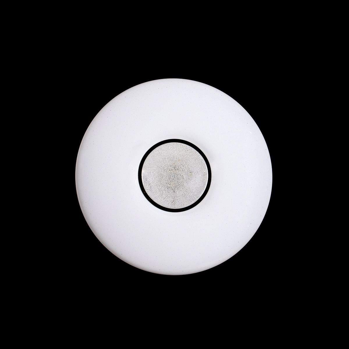 Кругла біла світлодіодна люстра з пультом керування 27W*2 DIMMER 3000-6000K