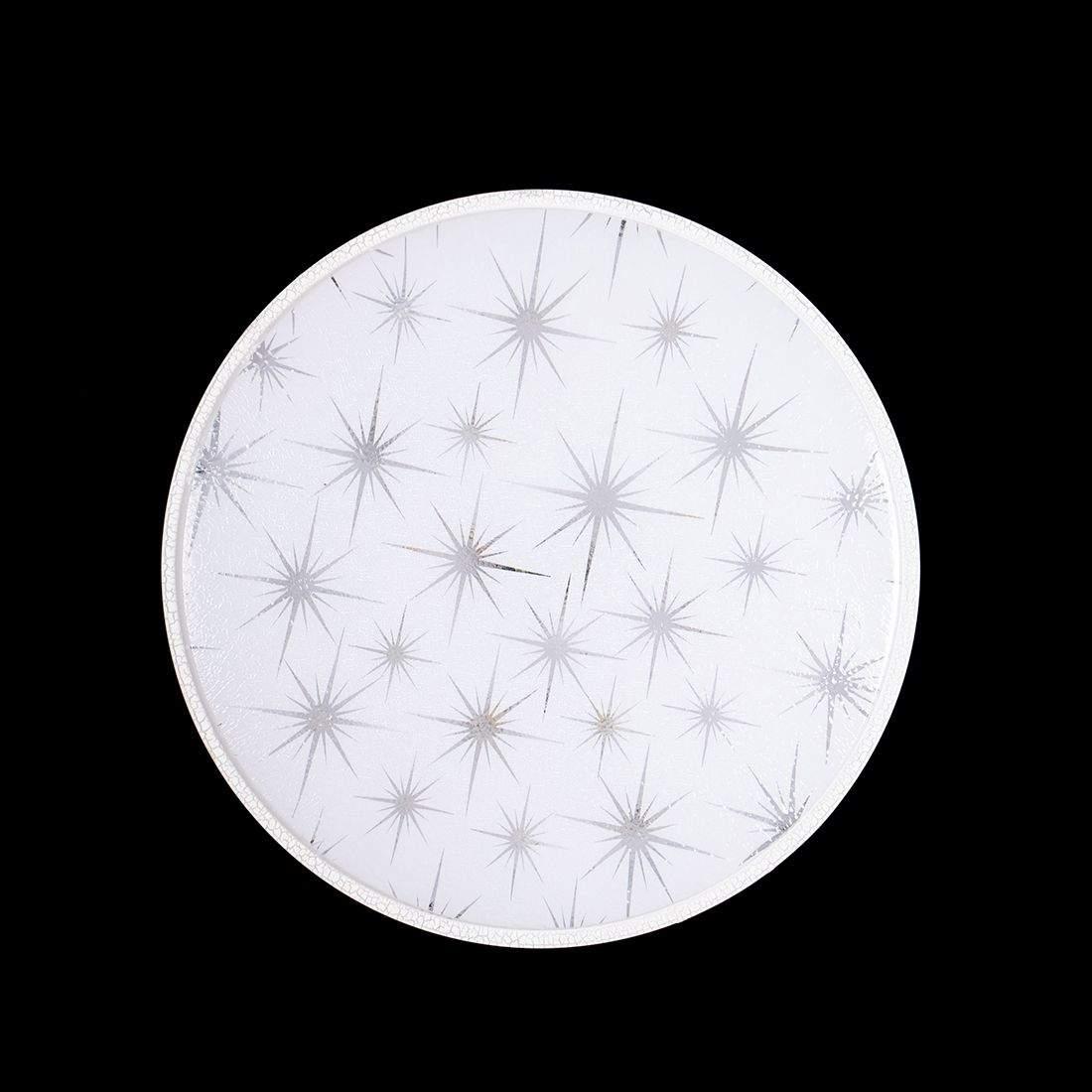 Кругла біла світлодіодна люстра з пультом керування 48W*2 DIMMER 3000-6000K