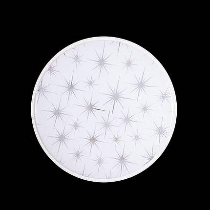 Кругла біла світлодіодна люстра з пультом керування 48W*2 DIMMER 3000-6000K, фото 1