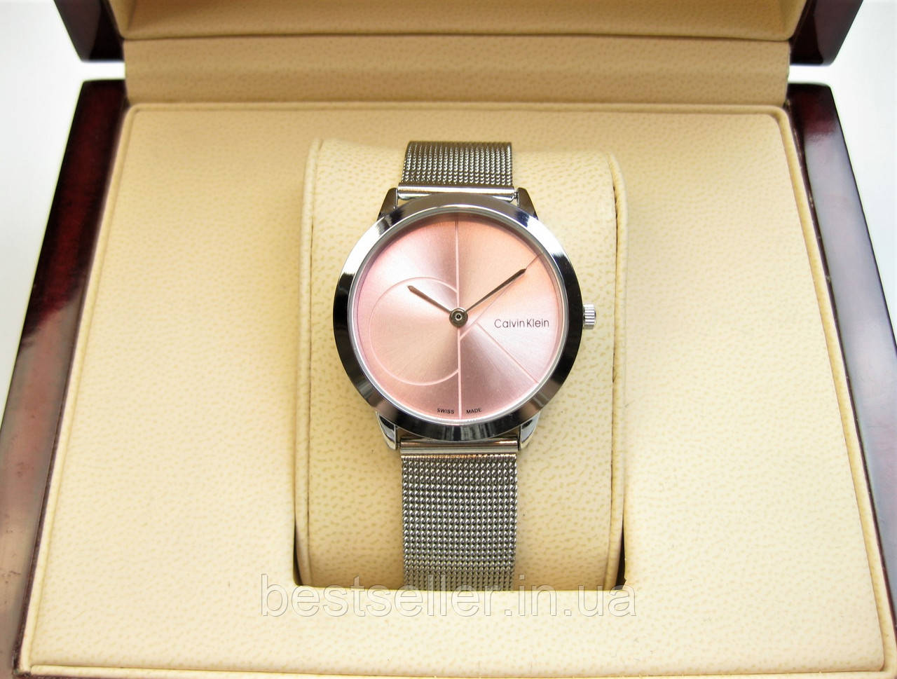 Годинник Clavin Klein 33 mm Silver Pink Quartz.