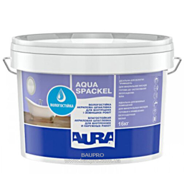 Шпаклівка AURA Luxpro Aqua Spackel акрилова, 16 кг