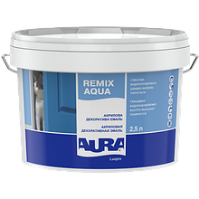 Емаль AURA Luxpro Remix Aqua акрилова водорозбавна, 2,5 л