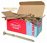 Шуруп саморіз 8х240мм Wkret-Met Klimas WKCS оцинкований посилений для дерева з потайною головкою упаковка 50 штук, фото 2