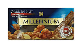 Шоколад "MILLENIUM GOLD" Молочний c цілим мигдалем