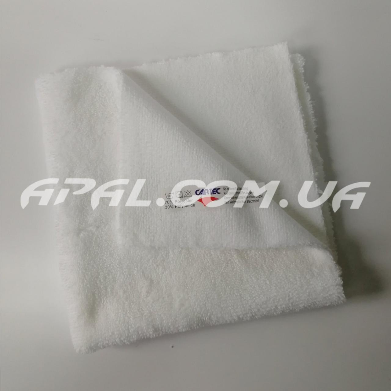 CARTEC Мікрофіброва серветка (біла) Microfiber Cloth Ultra-Soft White, 40х40см