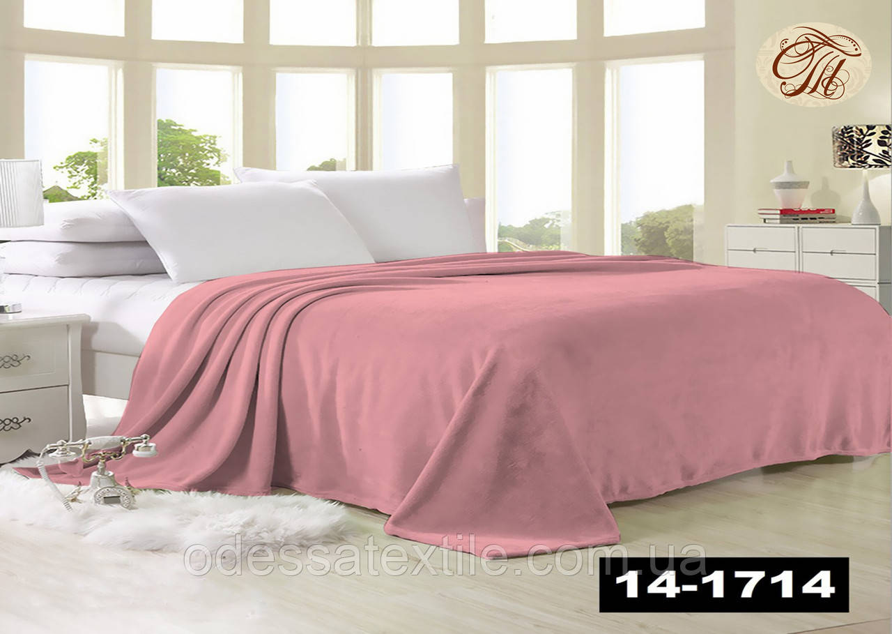 Плед з флісу Рожевий (розмір 160х210), фото 1