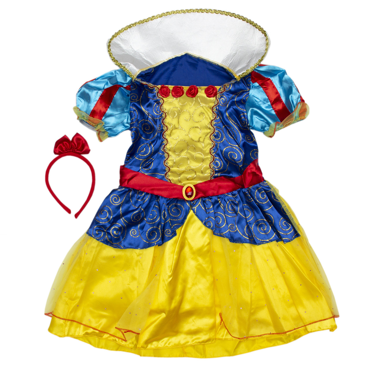 Карнавальний костюм для дівчинки Білосніжка, зріст 92-104 см (091052A)