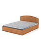 Ліжко з матрацом 140 горіх екко Компаніт (144х202х75 см), фото 5