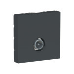 Unica NEW Розетка TV антрацит 2 модулі