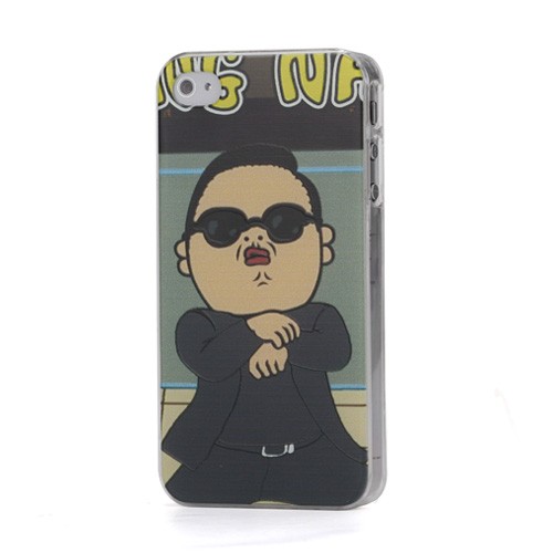 Прикольний чохол на iPhone 4S пластиковий Gangnam Style