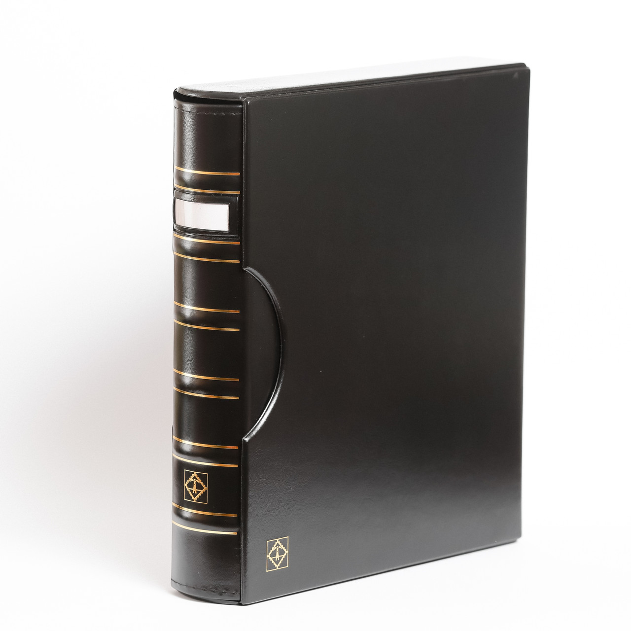 Альбом Leuchtturm, GRANDE для монет в холдерах або банкнот, з футляром,віконцем,чорний