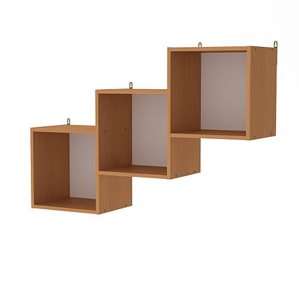 Полиця-3 навісна бук Компаніт