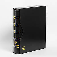 Альбом Leuchtturm, OPTIMA (до 60 листів) для монет або банкнот, з футляром,чорний