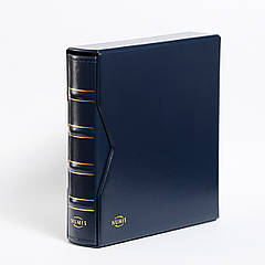 Альбом для монет або банкнот Leuchtturm, NUMIS, з футляром, без листів, синій