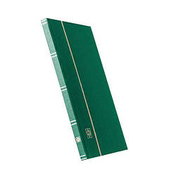 Альбом Leuchtturm для марок (кляссер) з 8 листами з чорного картону, А4, зелений