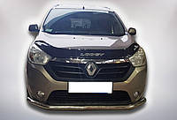 Защита переднего бампера (ус одинарный) Renault Lodgy 2012+