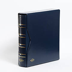 Альбом для монет Leuchtturm, NUMIS, з футляром, на 143 монети, синій