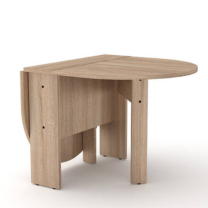 Оригінальний стіл книжка журнальний 5 дуб сонома Компаніт (106х60х50 см)