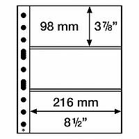 Листи Grande Light до альбому Leuchtturm, GRANDE, для банкнот, 3С