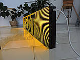 Бігуща строка  16х288см. (табло, екран) жовта світлодіодна, фото 7