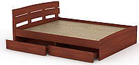 Ліжко з 4 ящиками Модерн-160 КОМПАНІТ Яблуня (213.2х165.2х80 см)