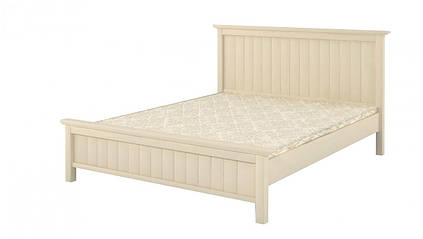 Ліжко дерев'яна Мебигранд Верджиния 140х200 сосна біла